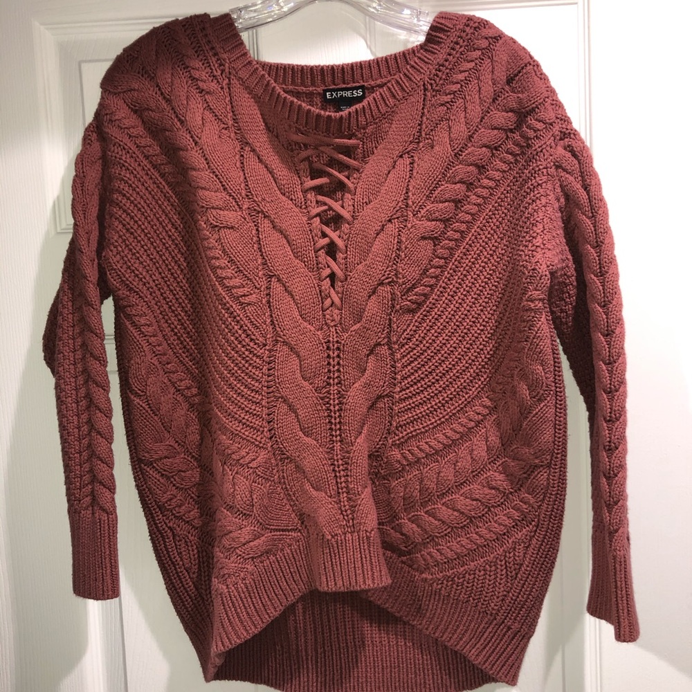 Express mauve sweater